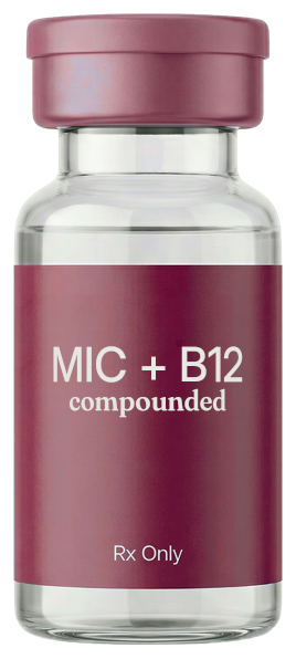 Illustrative vial labeled compounded MIC + B12